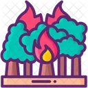 Forest Fire Ecology Nature Icon