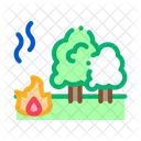Forest Fire Lumberjack Icon