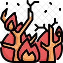 Fire Wirefire Natural Disaster Icon