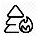 Forest Fire Blaze Icon