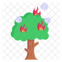 Burn Tree Forest Fire Disaster Icône