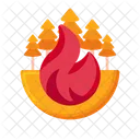Forest Fires Wildfire Climate Change Icon