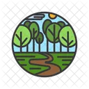 Forest Woodland Trees Icon