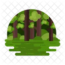 Forest Woodland Forest Landscape Icon