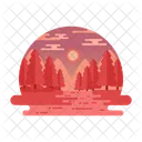 Forest Landscape  Icon