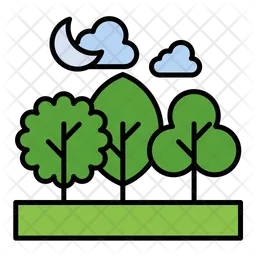 Forest Landscape  Icon