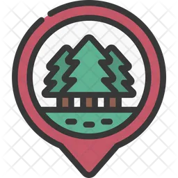 Forest Location  Icon