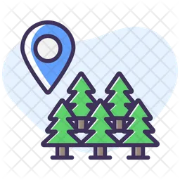 Forest Location  Icon