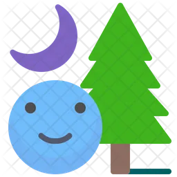 Forest night  Icon