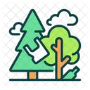 Forest pollution  Icon