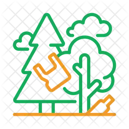 Forest pollution  Icon