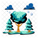 Forest Rainfall  Icon