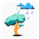 Forest Raining  Icon