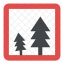 Forest Sign Informative Icon