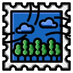 Forest Stamp  Icon