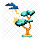 Forest Thunderstorm  Icon
