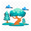 Forest View Forest Scenery Nature View Icône