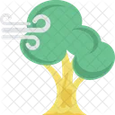 Forest Wind Tree Icon