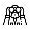 Forester Looking Binoculars  Icon