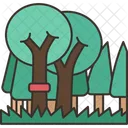 Forestry Tree Lumber Icon