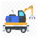 Forestry Vehicle Forestry Truck Crane Truck Icon