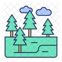 Foret Terre Pin Icon