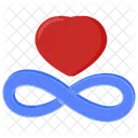 Forever Infinity Heart Icon