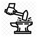 Forge Blacksmith Metal Icon