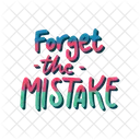 Forget the mistake  Icon