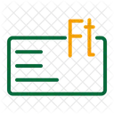 Forint Card  Icon