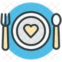 Fork Spoon Plate Icon