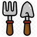 Fork Gardening Tools Icon