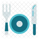 Fork Spoon Plate Icon