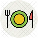 Fork Knife Plate Icon
