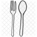 Fork Spoon Eat Icon