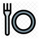 Fork Plate Kitchen Icon
