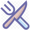 Fork And Knife Fork Kitchen Icon