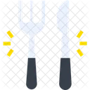Fork And Knife Utensils Knife Icon