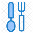 Fork And Spoon Cutlery Dinner Icon