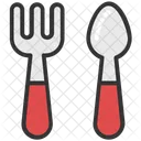 Fork Spoon Foodstuff Icon
