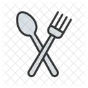 Fork And Spoon Cutlery Dinner Icon