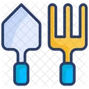 Fork And Trowel  Icon