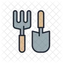 Fork and trowel  Icon