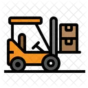 Fork Lift Delivery Icon
