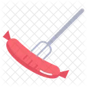 Fork Saussage Icon