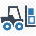 Fork Truck Forklift Logistics Icon