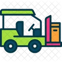 Forklift Transportation Delivery Icon