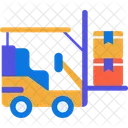 Logistic Delivery Forklift Icon