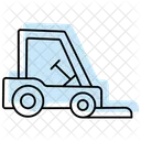 Forklift Color Shadow Thinline Icon Icon
