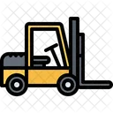 Forklift Box Delivery Icon
